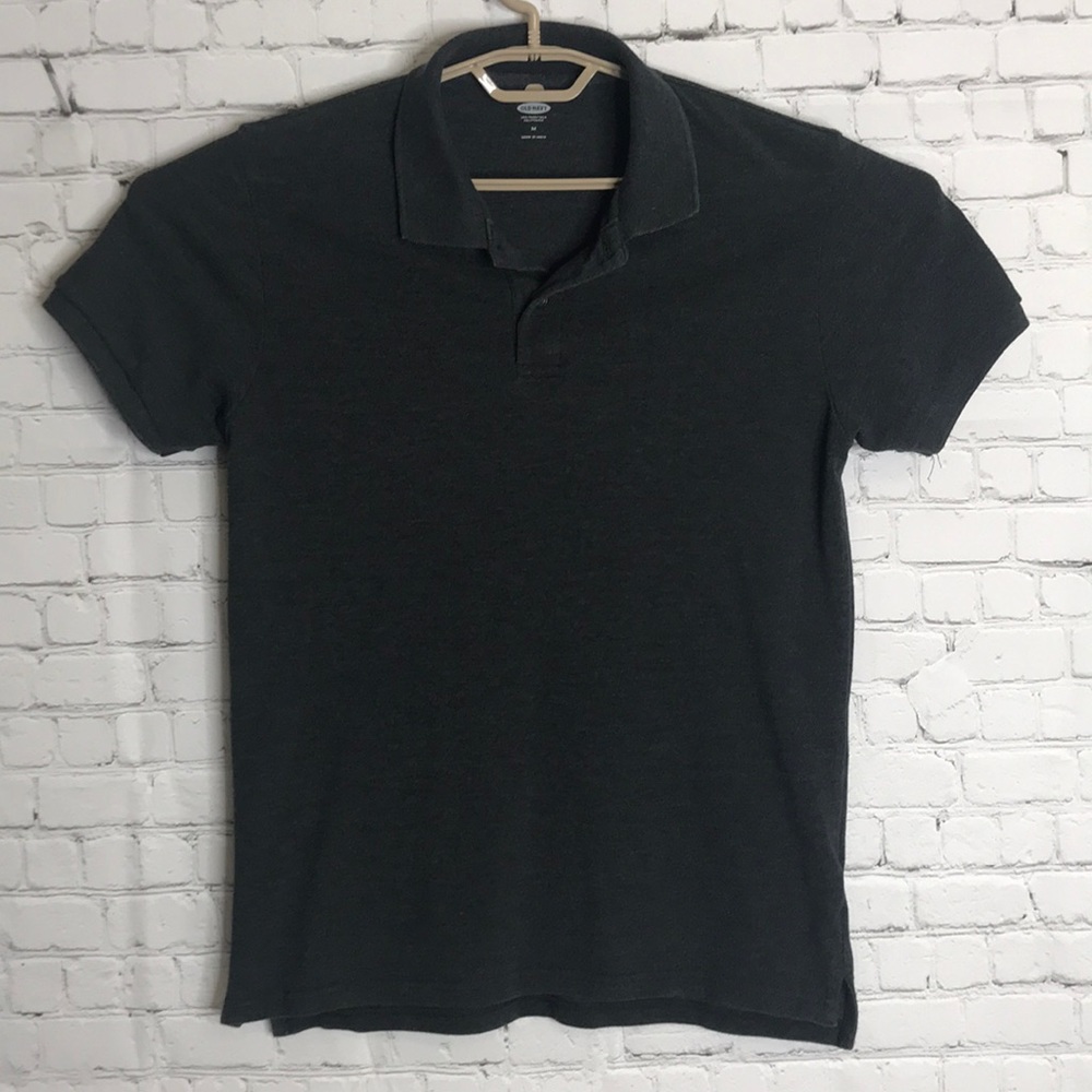Old Navy gray polo shirt